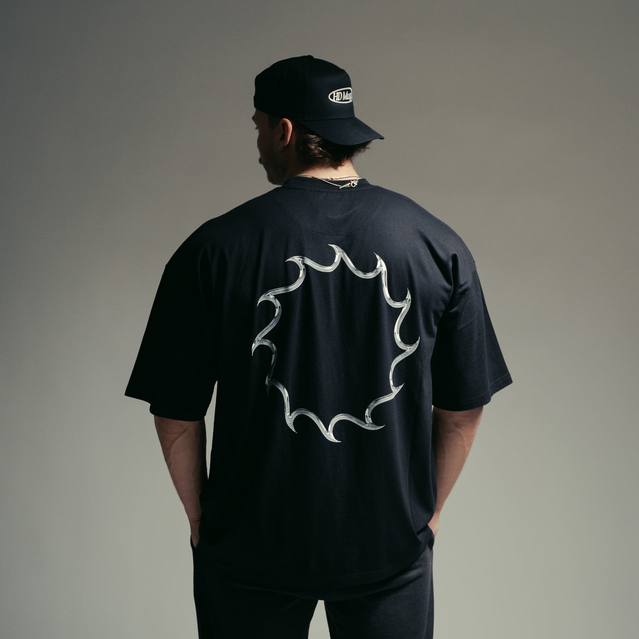 Chrome Script T-Shirt — Black Onyx