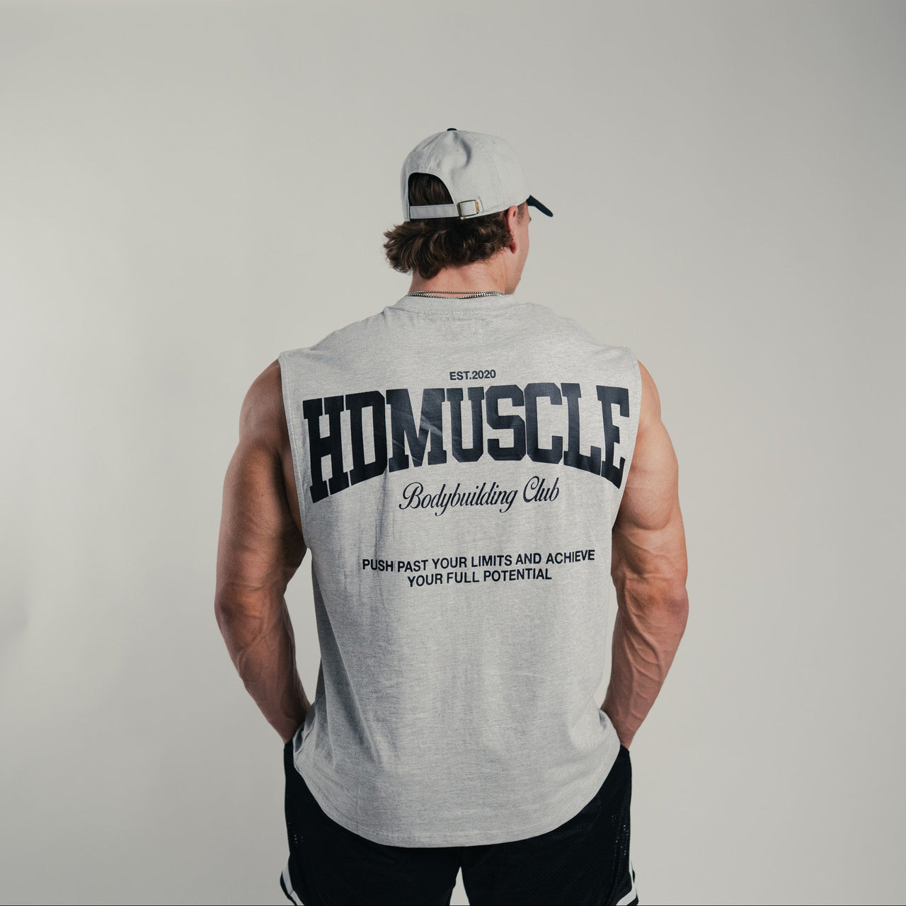 Collegiate Tank — Heather Grey
