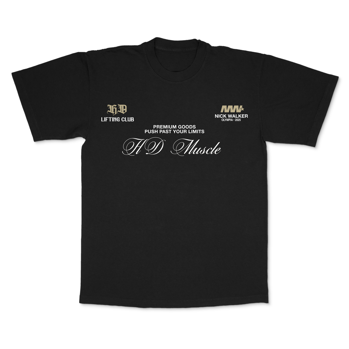 Reclaimed Olympia '25 T-Shirt — Black