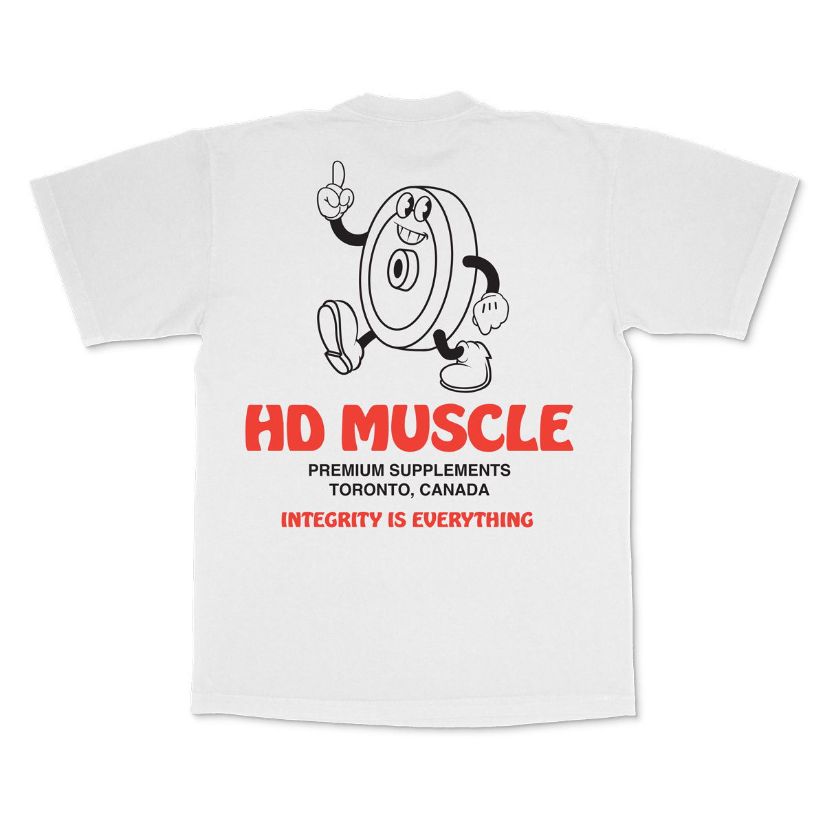 Weight Man T-Shirt — Bright White