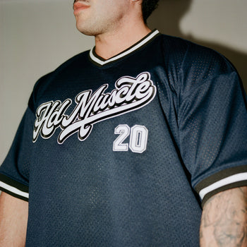 Varsity Baseball Jersey — Navy Blue
