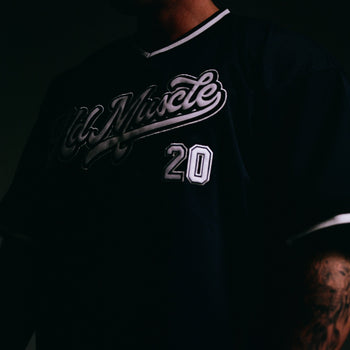 Varsity Baseball Jersey — Navy Blue