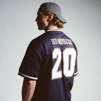 Varsity Baseball Jersey — Navy Blue