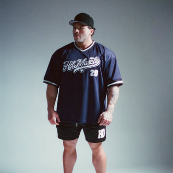 Varsity Baseball Jersey — Navy Blue