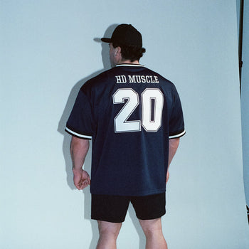 Varsity Baseball Jersey — Navy Blue