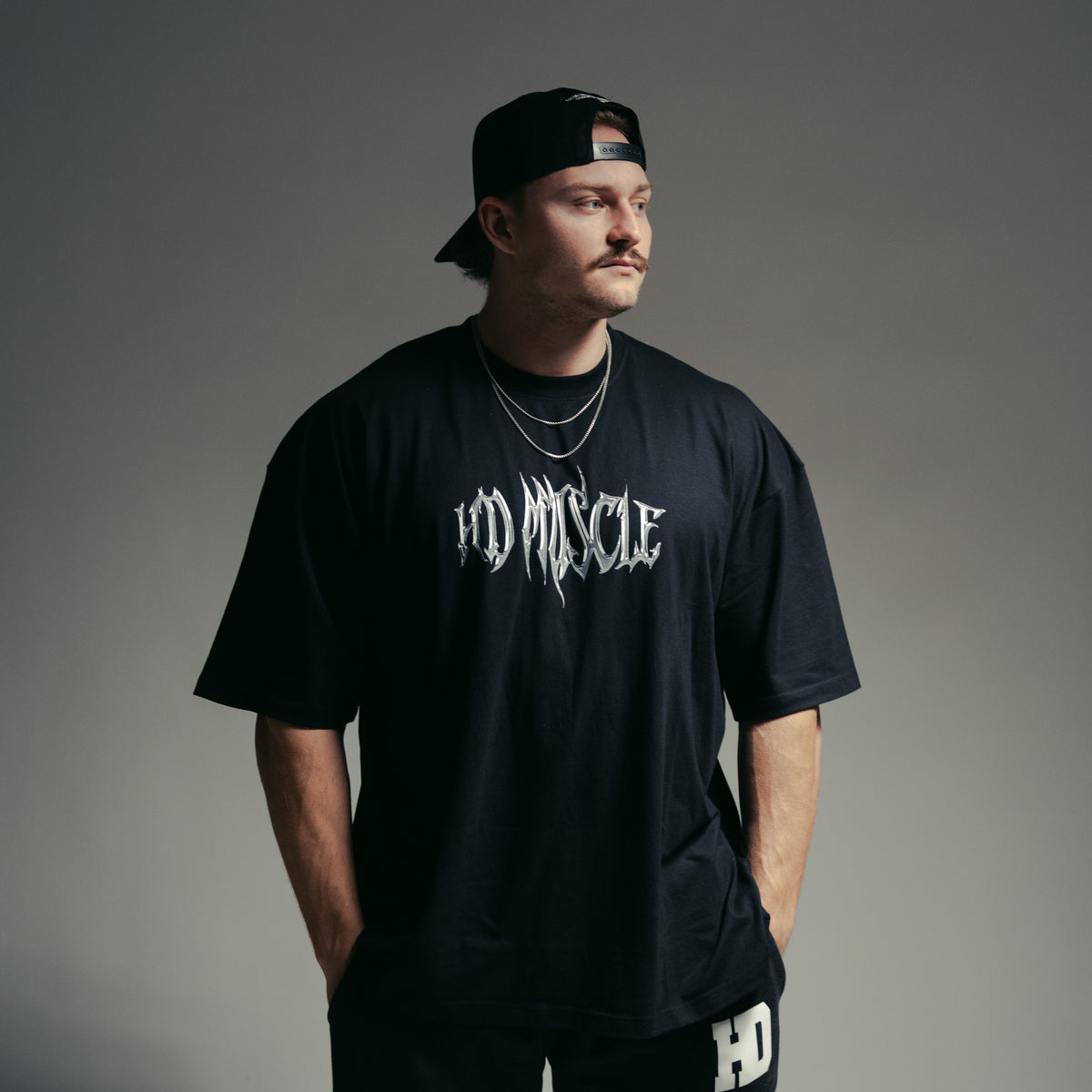 Chrome Script T-Shirt — Black Onyx