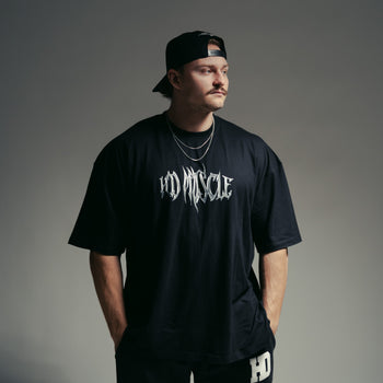 Chrome Script T-Shirt — Black Onyx