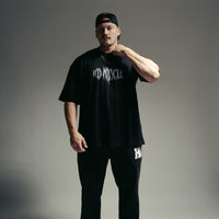 Chrome Script T-Shirt — Black Onyx