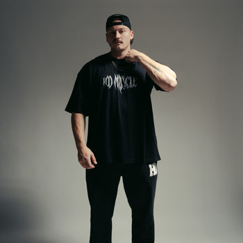 Chrome Script T-Shirt — Black Onyx