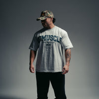 Heritage T-Shirt — Heather Grey & Forest Green