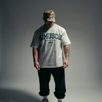 Heritage T-Shirt — Heather Grey & Forest Green