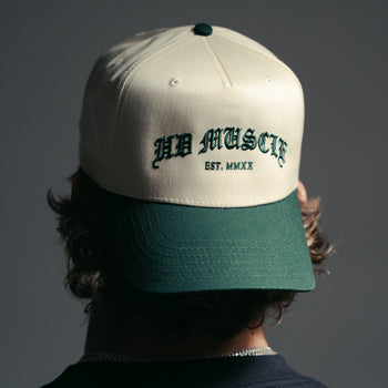 Gothic Hat — Cream + Evergreen