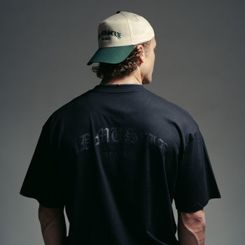 Gothic Hat — Cream + Evergreen