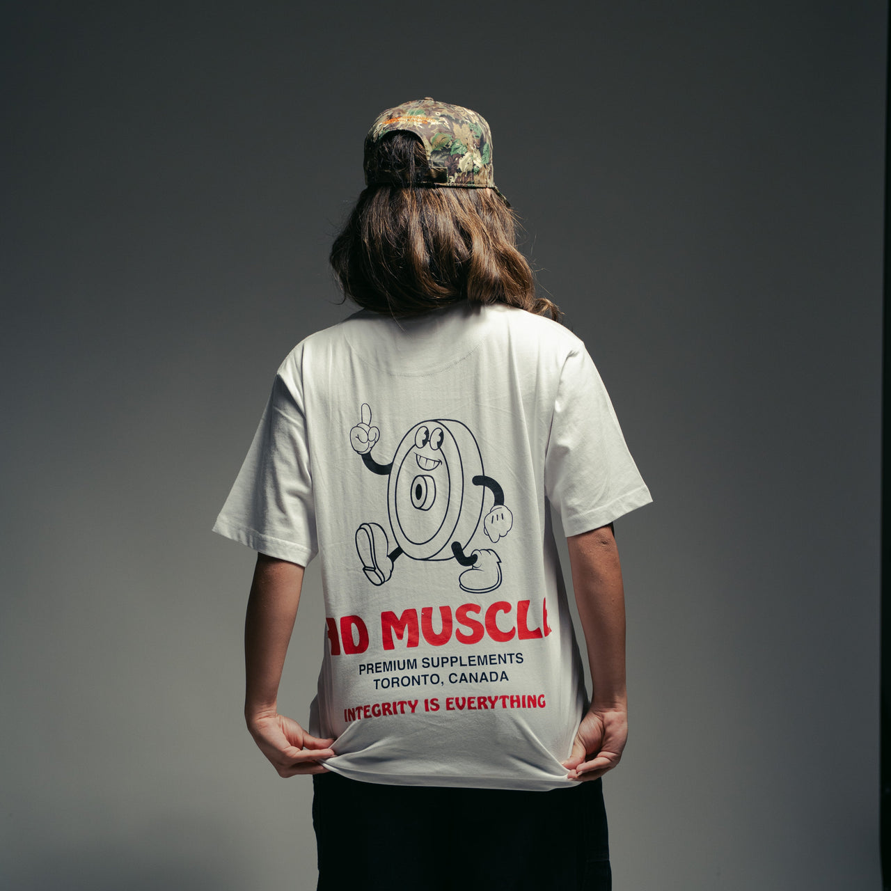 Weight Man T-Shirt — Bright White