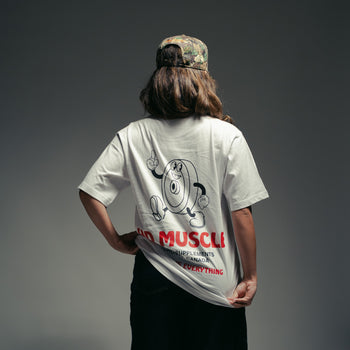 Weight Man T-Shirt — Bright White