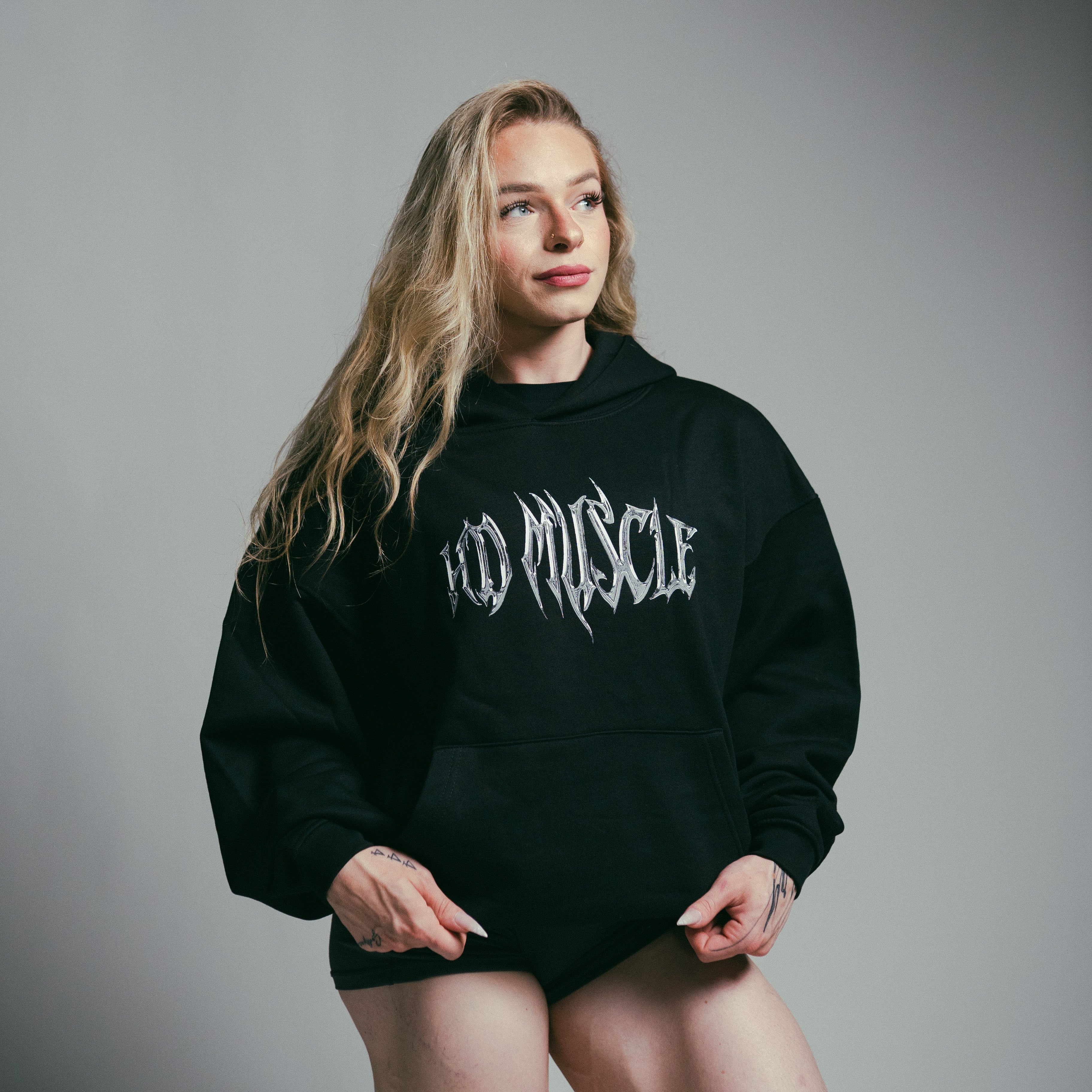 Chrome Script Hoodie