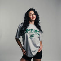 Heritage T-Shirt — Heather Grey & Forest Green