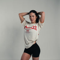 Heritage T-Shirt — Cream & Red