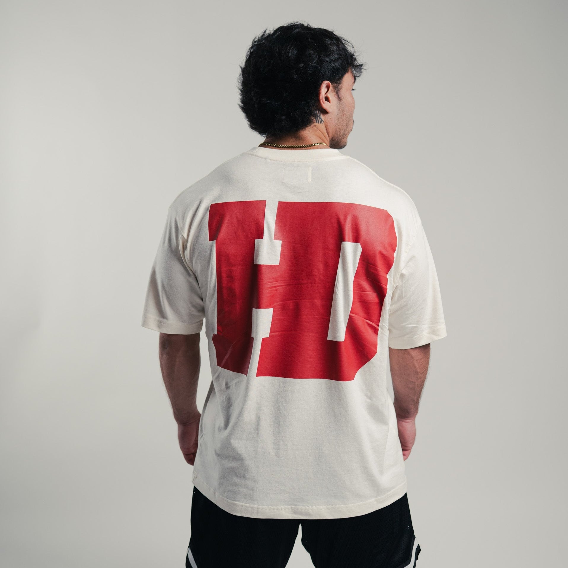 Heritage T-Shirt — Cream & Red