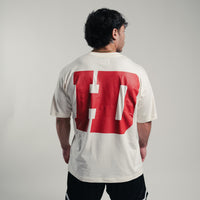 Heritage T-Shirt — Cream & Red