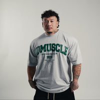 Heritage T-Shirt — Heather Grey & Forest Green