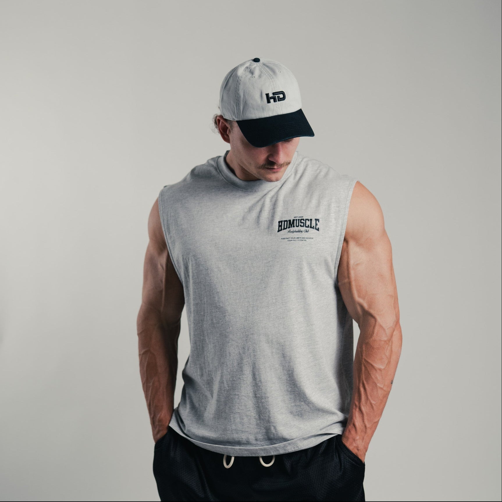 Collegiate Tank — Heather Grey