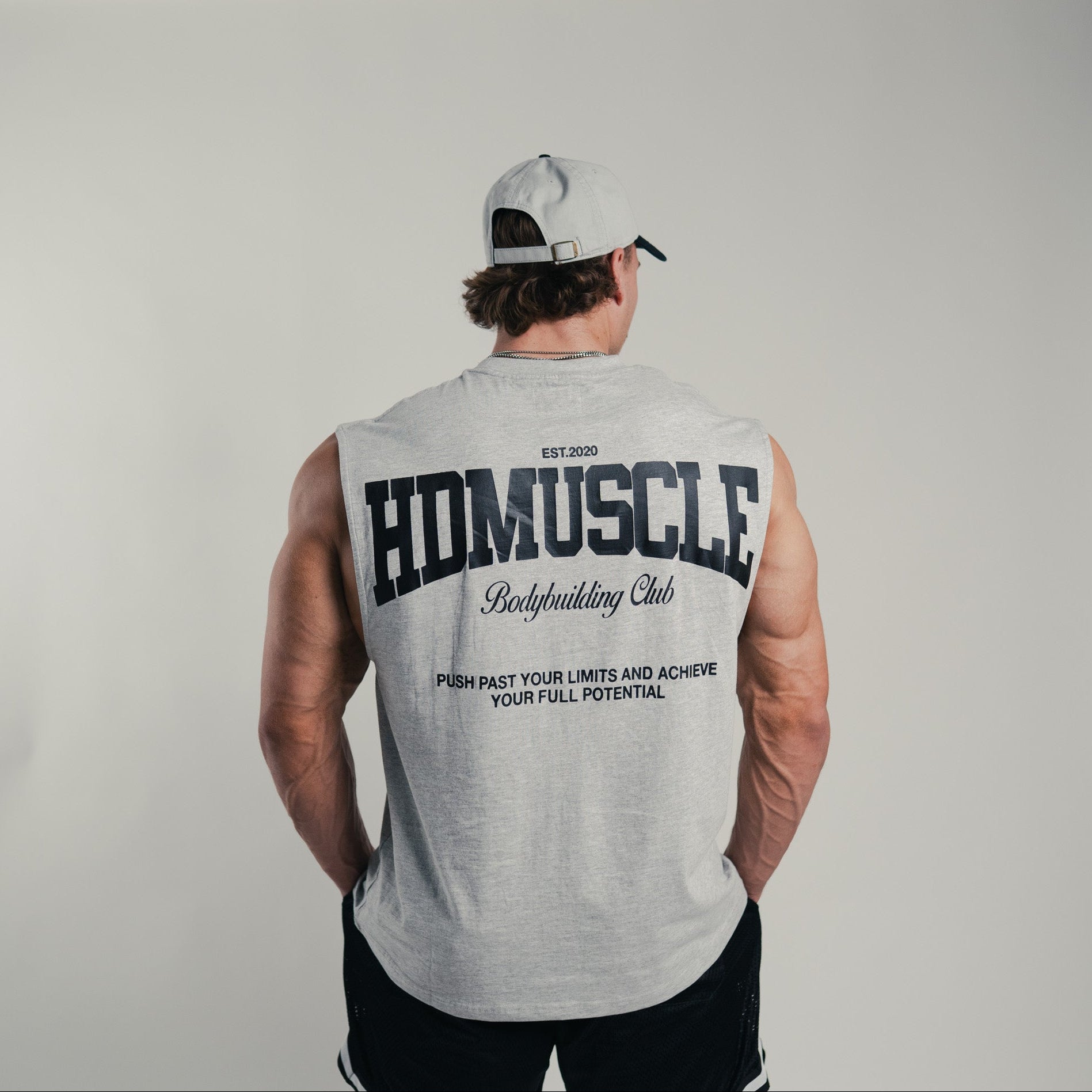 Collegiate Tank — Heather Grey