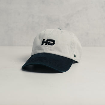 HD Icon '47 Brand Dad Hat — Grey Black