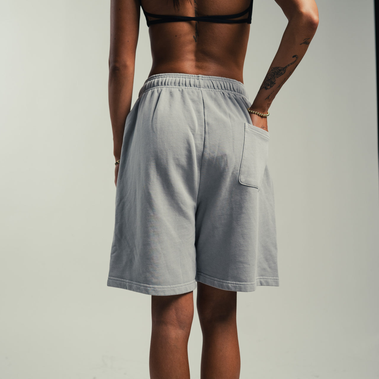 Collegiate Shorts — Grey