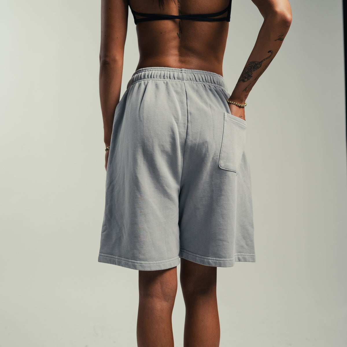 Collegiate Shorts — Grey