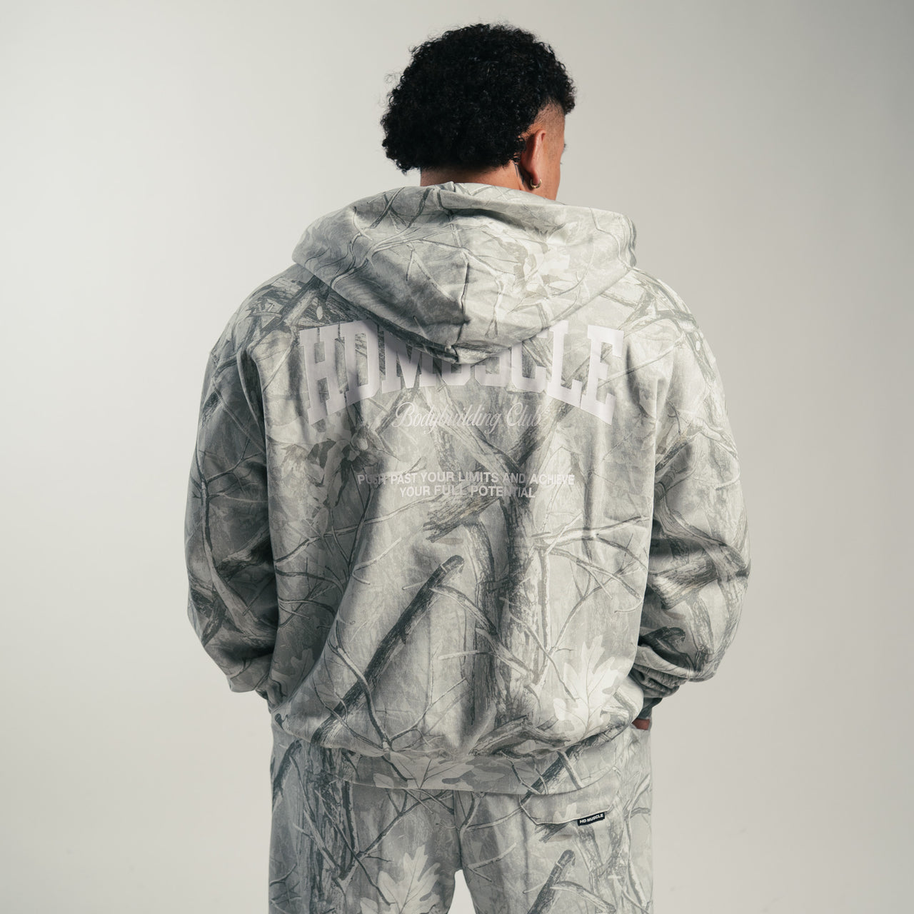 Collegiate Zip-Up Hoodie — Light Realtree