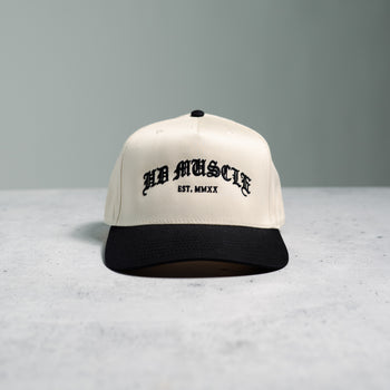 Gothic Hat — Cream + Black