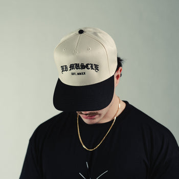Gothic Hat — Cream + Black