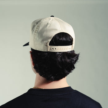 Gothic Hat — Cream + Black
