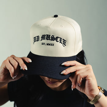 Gothic Hat — Cream + Black