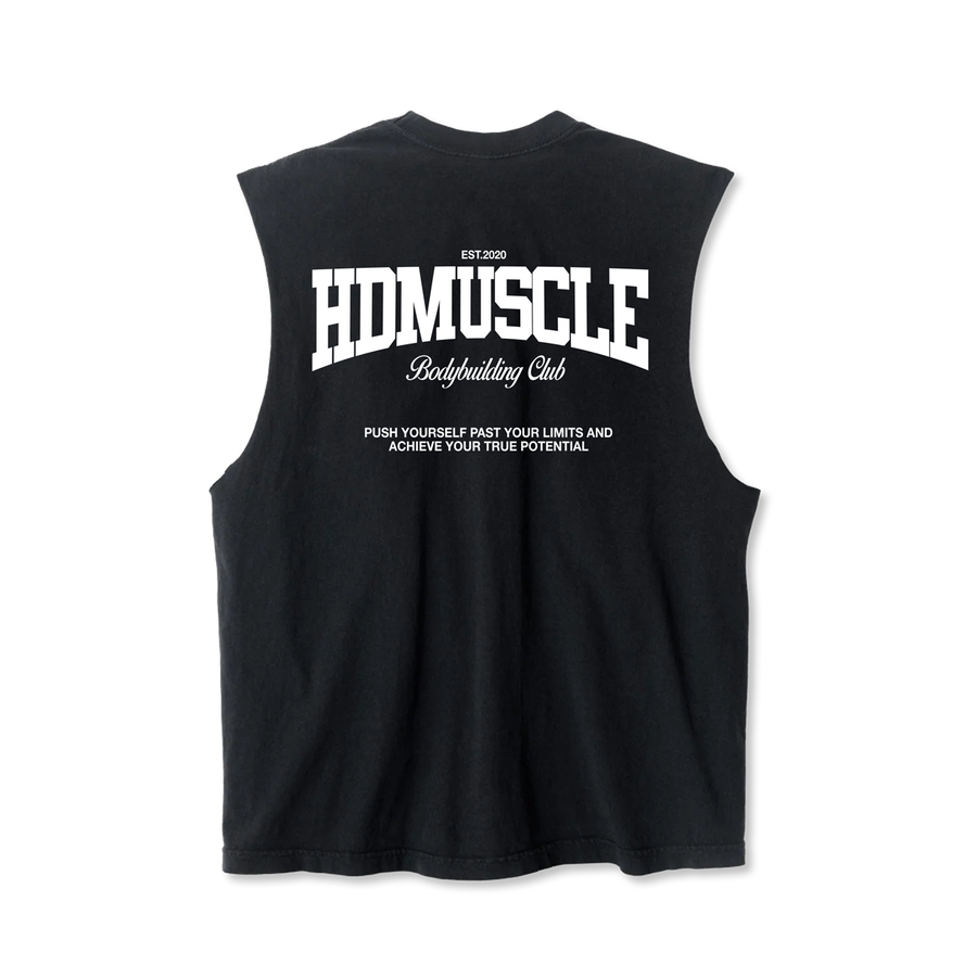Collegiate Tank  — Black Onyx