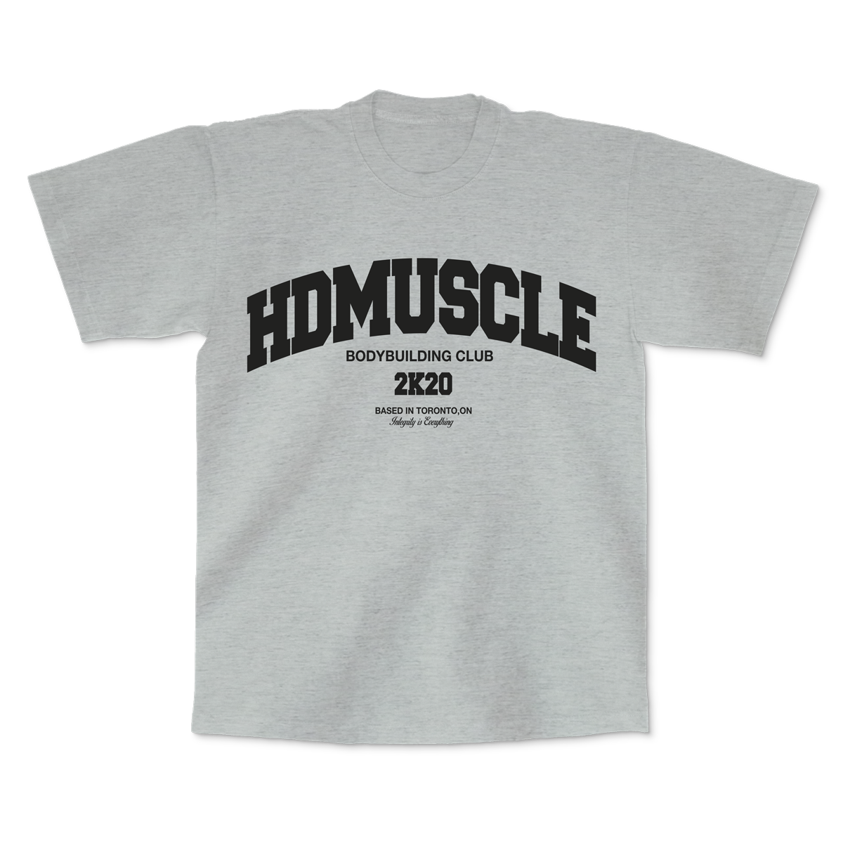 Heritage T-Shirt — Heather Grey & Forest Green