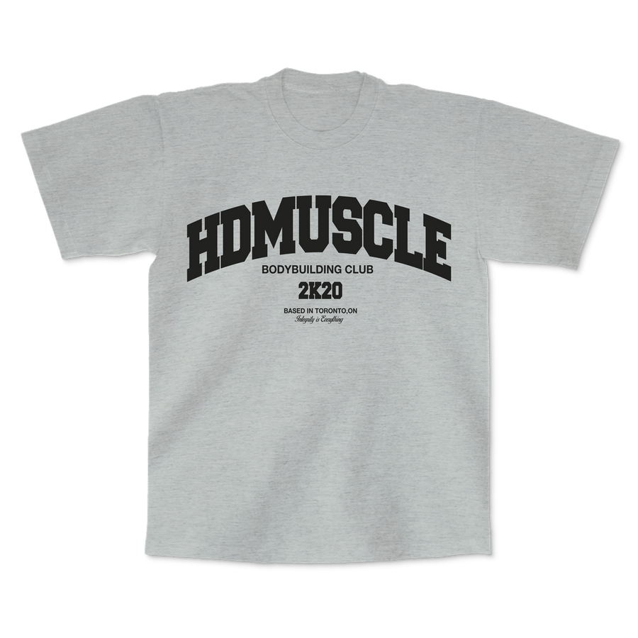 Heritage T-Shirt — Heather Grey & Forest Green