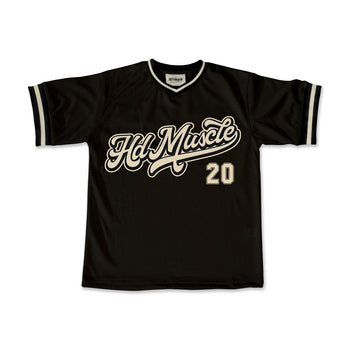 Varsity Baseball Jersey — Black