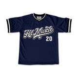 Varsity Baseball Jersey — Navy Blue