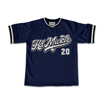 Varsity Baseball Jersey — Navy Blue