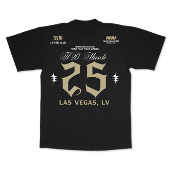 Reclaimed Olympia '25 T-Shirt — Black