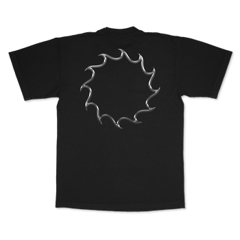 Chrome Script T-Shirt — Black Onyx