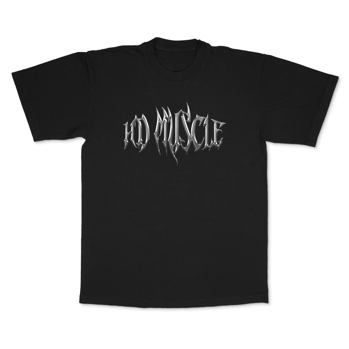 Chrome Script T-Shirt — Black Onyx