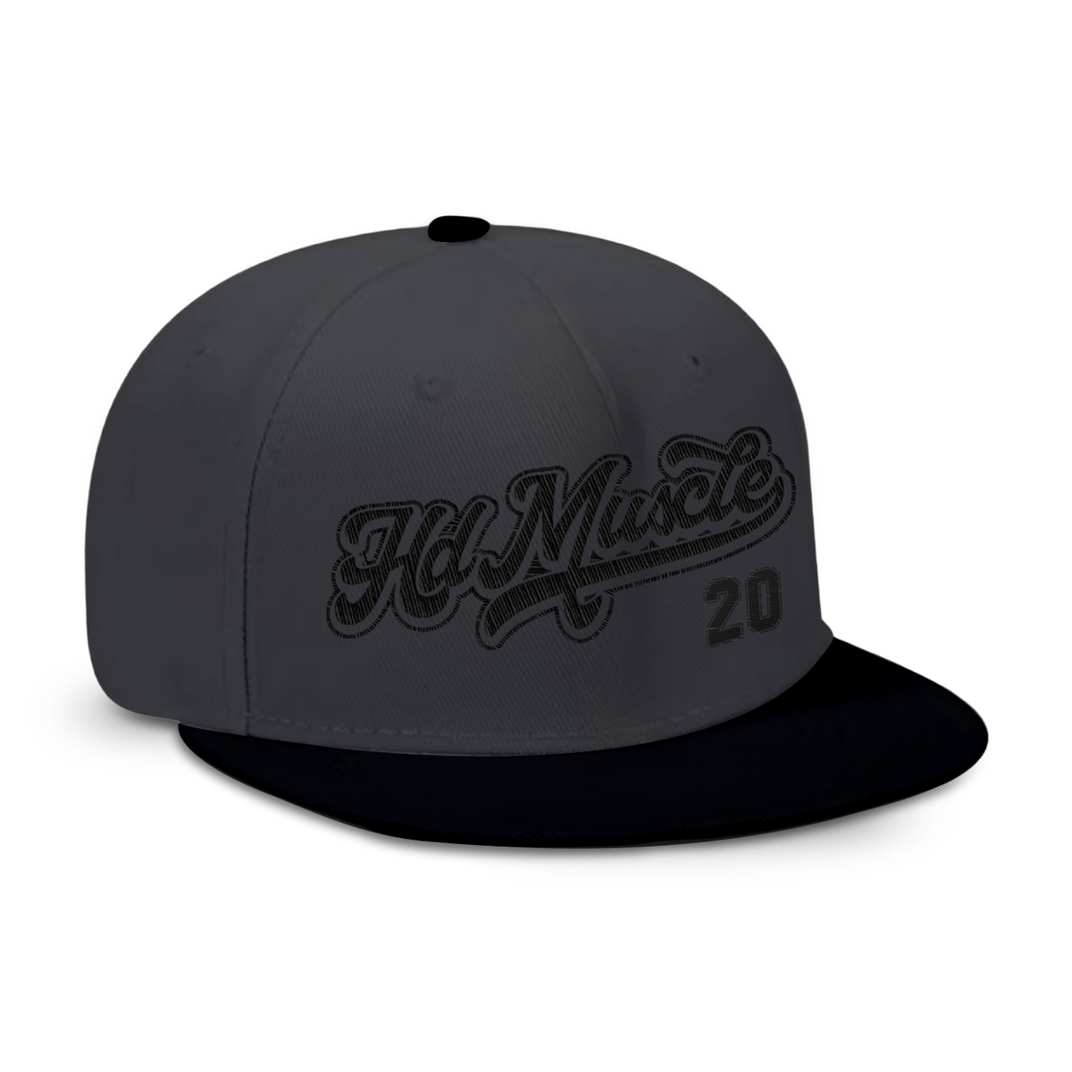 Varsity Hat — Vintage Grey & Black
