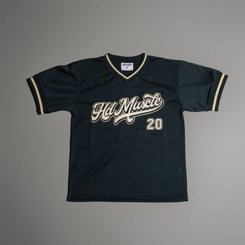 Varsity Baseball Jersey — Black