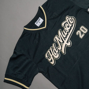 Varsity Baseball Jersey — Black