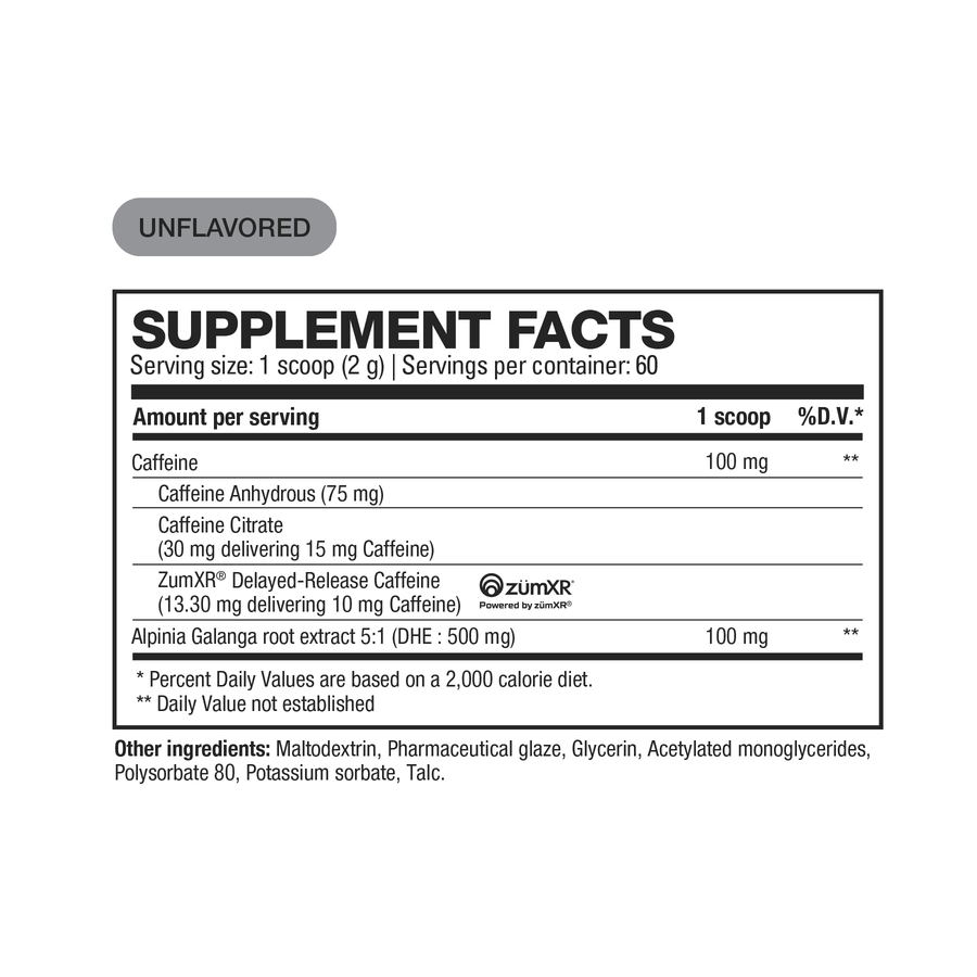 StimHD Supplement facts